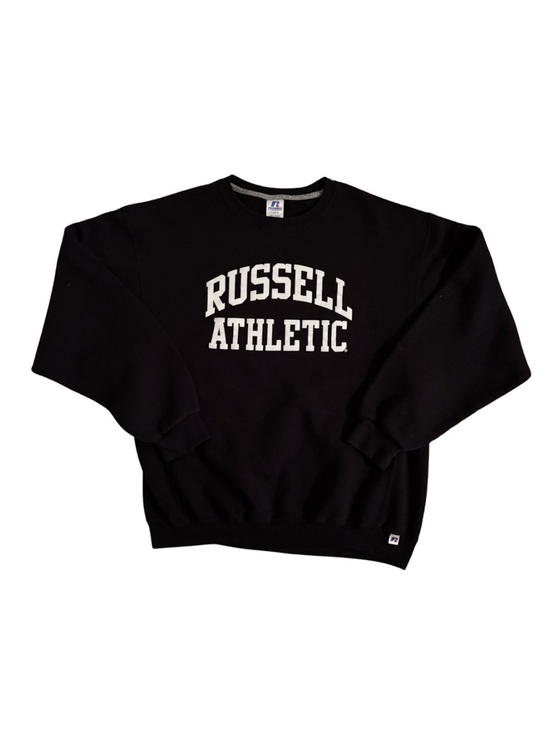 Russell Athletic Other - Russell Athletic Black Crewneck Sweatshirt with White Logo